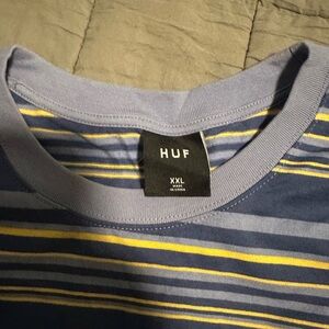 HUF Multicolor Striped Tee XXL